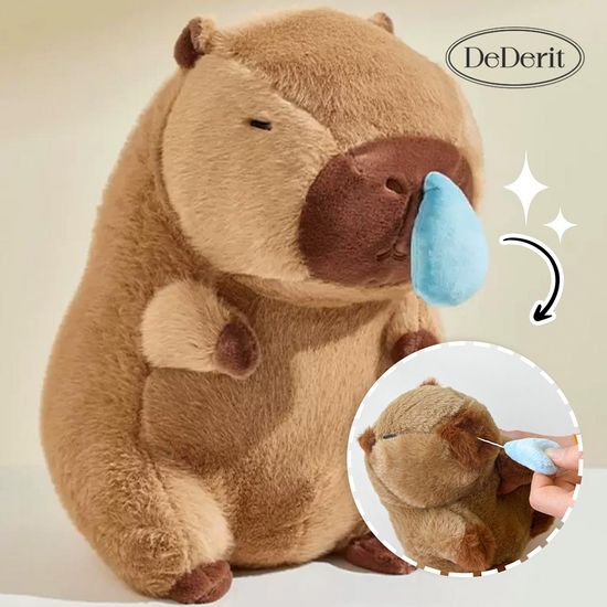 [데데리트]콧물 카피바라 귀여운 애착 인형 선물