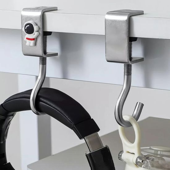 가방걸이 책상 가방 휴대용 사무실 스틸후크 P637