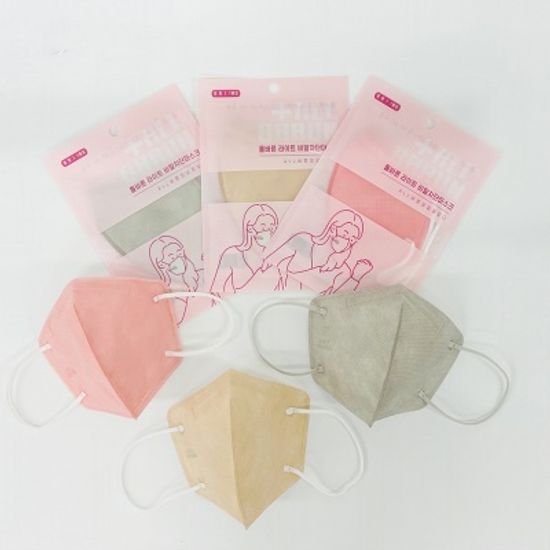 올바른 비말차단 입체형 KFAD 일회용 마스크 30매