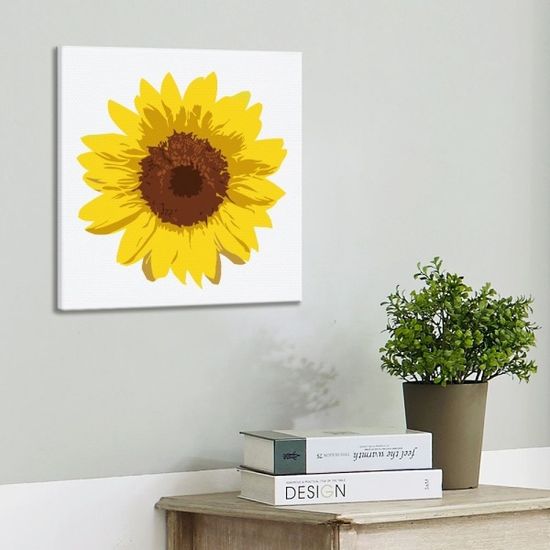 그림 해바라기 액자 25x25cm