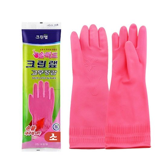 크린랩 솔리드 고무장갑 S(WF9D285)