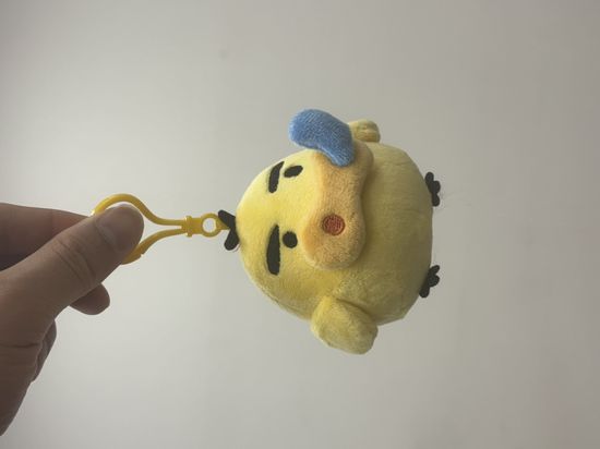 콧물흘리는 부리부리 병아리 키링 귀여운 밤티 백참