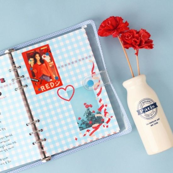 A5 피크닉 체크 리필속지