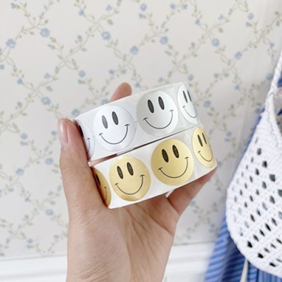 Coin Smile Roll Sticker 코인스마일롤스티커