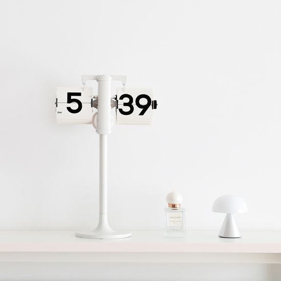무아스 스탠딩 높이조절 플립 탁상시계 2colors