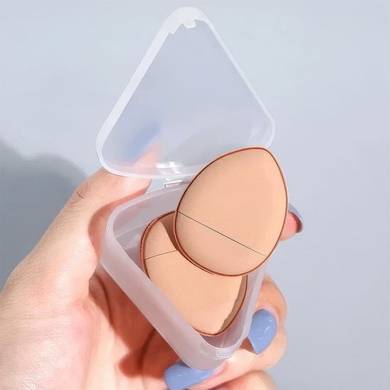 핑거퍼프 10개 미니 손가락 에어 쿠션 메이크업 퍼프