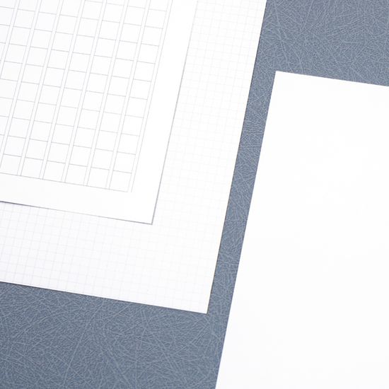 만년필용 Reservoir 레저버 페이퍼 낱장 A5 01_격자