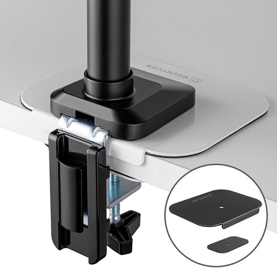 마운트뷰 책상 보호 고중량 모니터암 보강판 플레이트
