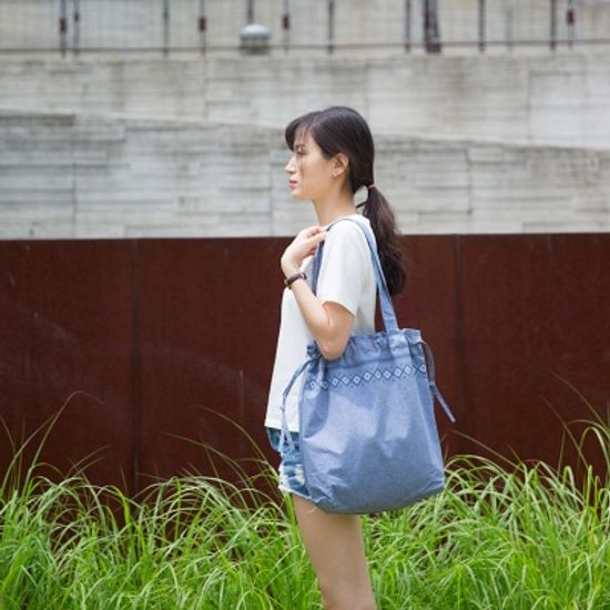 STRING DENIM ECO BAG