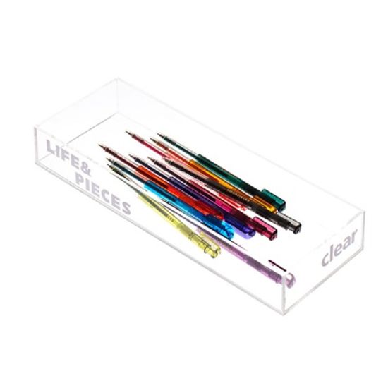 라이프앤피시스 투명슬림볼펜 0.38mm