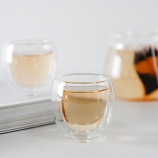 제노아 이중 찻잔 소주잔 80ml
