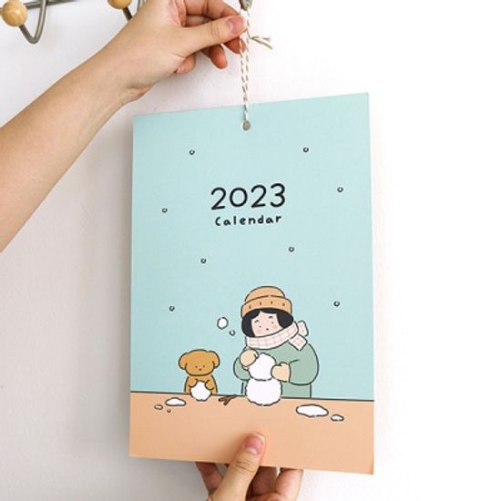 2023 일상 벽걸이 달력 (A4,캘린더)-다시 돌아온 일상