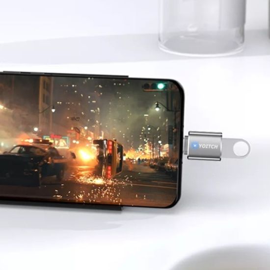 플로우C2 USB A to Type C OTG 젠더 2개
