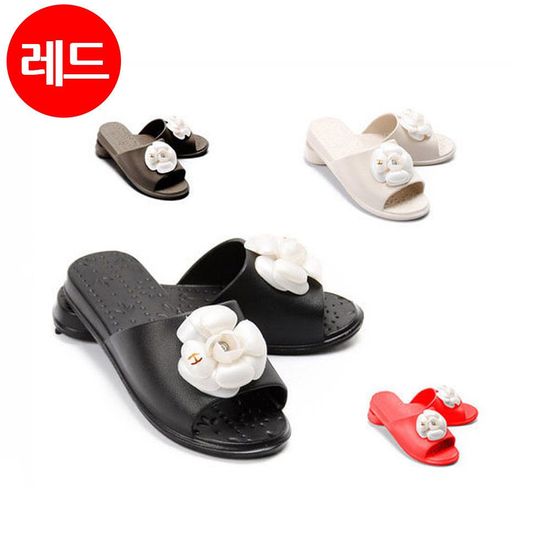 신우 플라워 거실화 레드(WD5EB31)