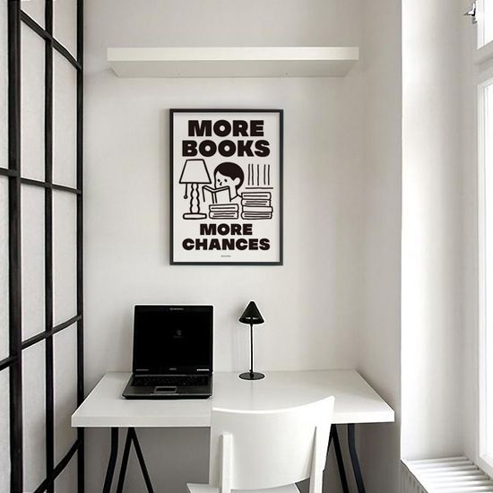 책을 읽자 5 M 인테리어 포스터 독서 도서관 학교 