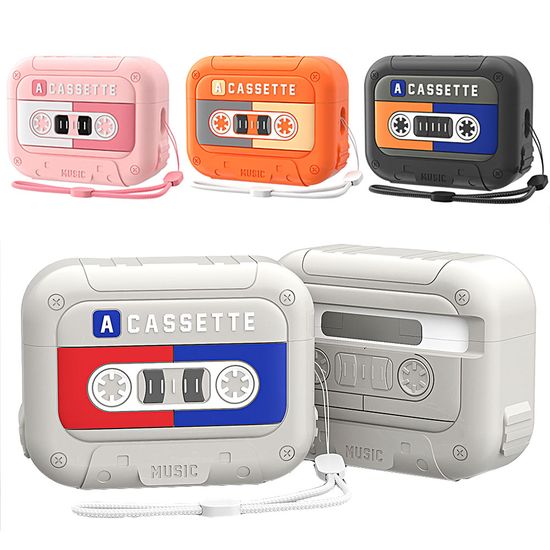 에어팟 4세대 프로2 카세트 맥세이프 실리콘 케이스