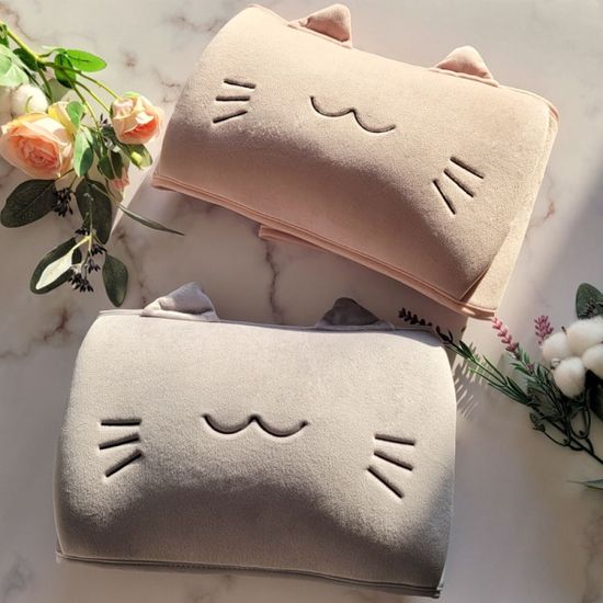 어반 충전식 온수찜질팩 고양이(그린,그레이,핑크택1)