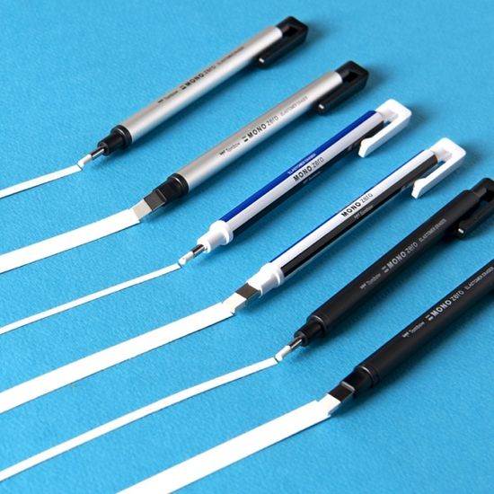 톰보 펜타입 지우개-모노 제로 본체+리필 1통(2본)Set