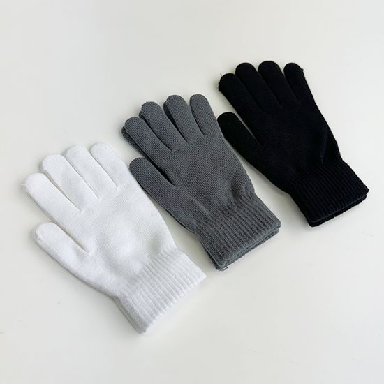 [1+1] 겨울 니트 기모 장갑 5color