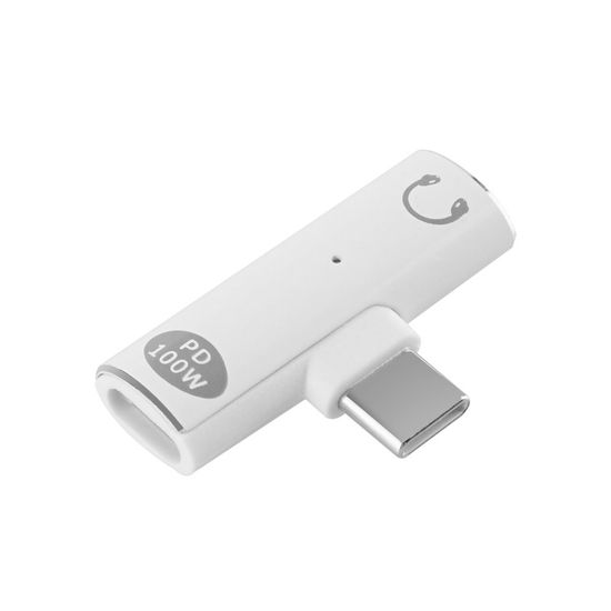 타입C 3.5mm 이어폰젠더 고속충전 / 듀얼젠더 LJA378D