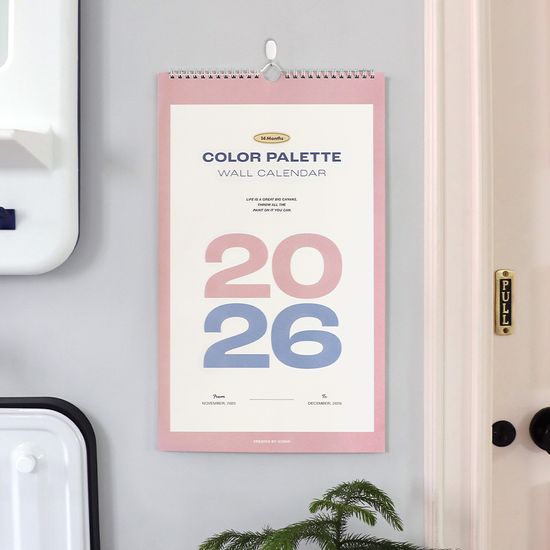 아이코닉 2026 팔레트 월 캘린더 (벽걸이달력) 