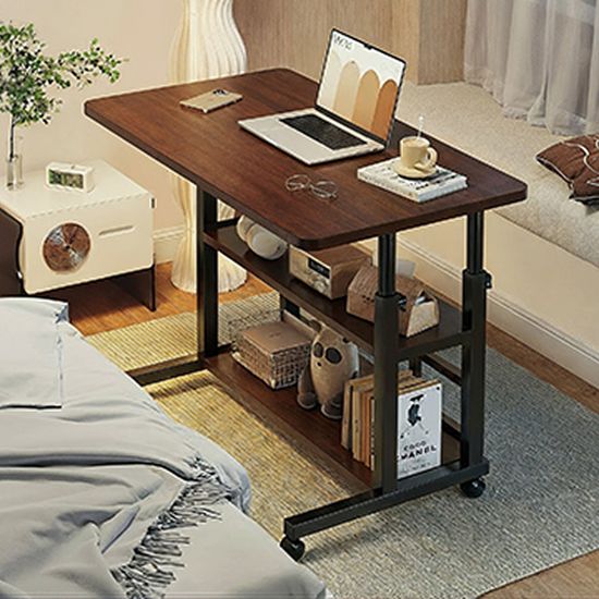 [퓨핸] 높이조절 이동식 사이드 테이블 1인 간이 책상