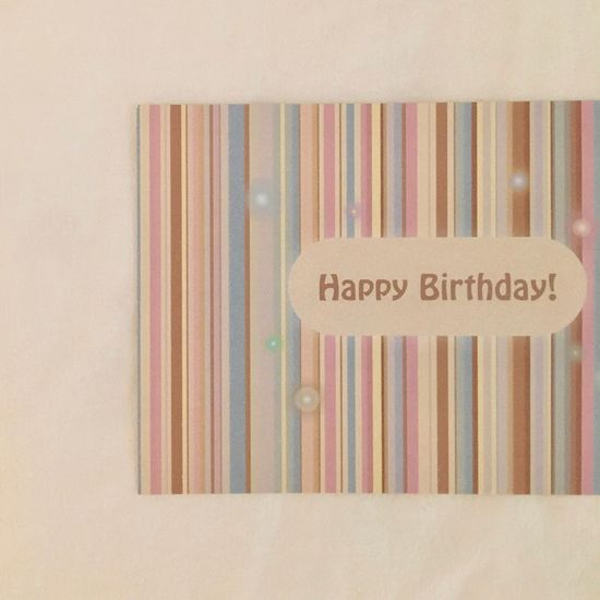 생일 축하 엽서 Birthday Postcard