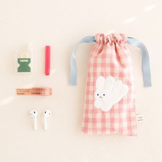 피요 체크 펜슬 파우치 (4종)