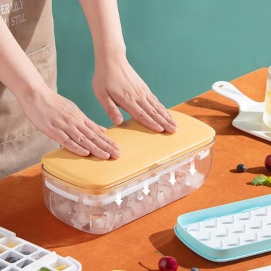 얼죽아 원터치 얼음통 실리콘 얼음틀 아이스큐브