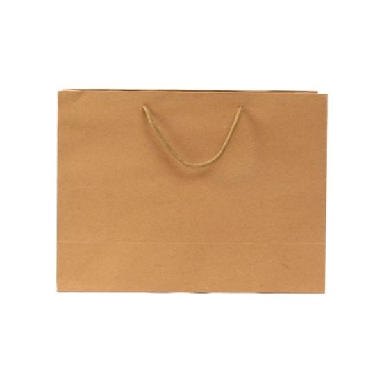 무지 가로형 쇼핑백(브라운)(24x17cm)/종이쇼핑백