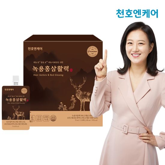 [천호엔케어] 녹용홍삼활력 (70ml*30팩) 