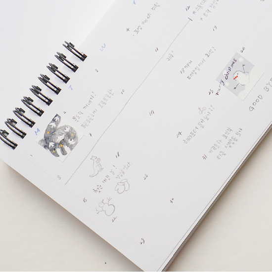 [만년형] Season Souvenir 위클리 플래너 (54주)