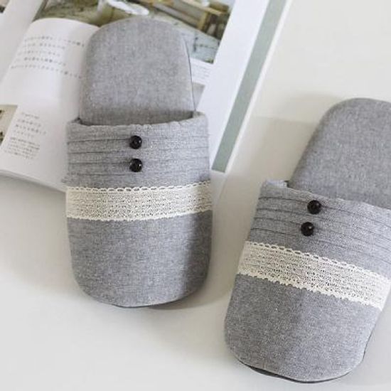 버튼핀턱 실내화