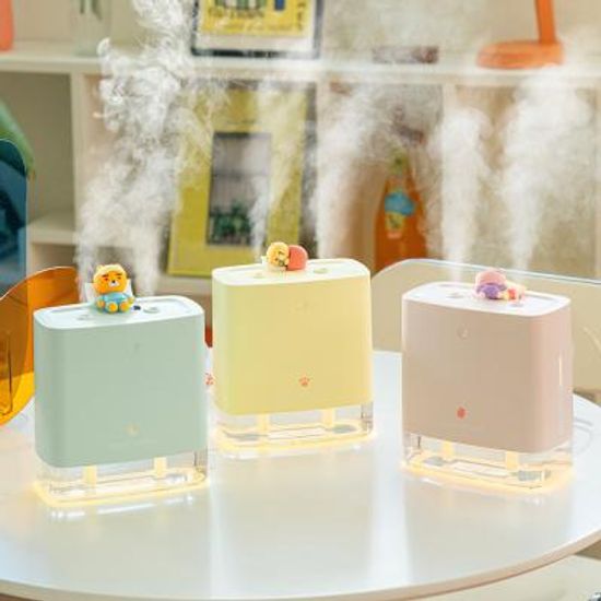 카카오프렌즈 릴렉싱 듀얼 LED 무드등 가습기 1.2L