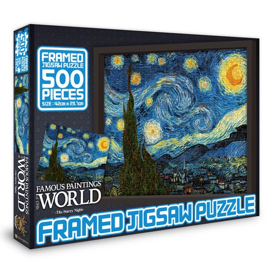 세계명화 별이 빛나는 밤 액자 직소퍼즐 500피스