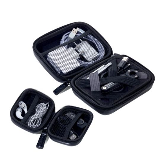 [TROIKA] ONPACK Take two 파우치 세트 블랙 CBO60/BK