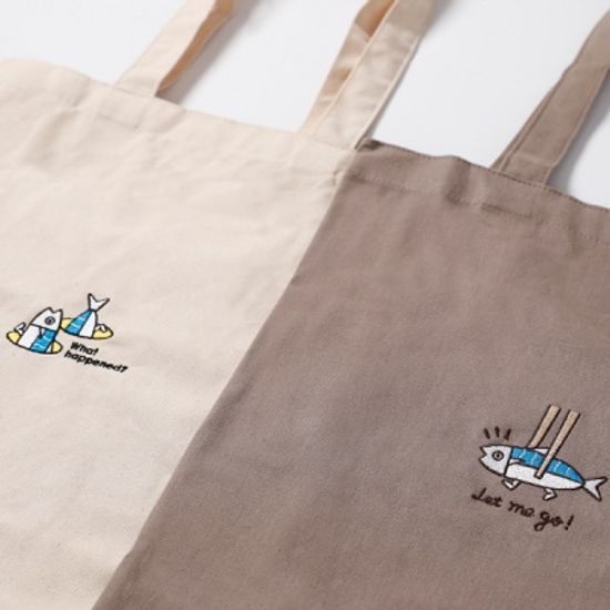 꼬등어 에코백 ver.3