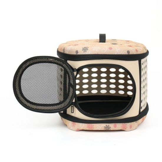 펫홈 대형 애견가방(베이지) 반려동물이동장