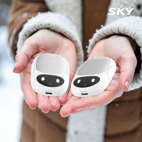 스카이 로보 2in1 충전식 손난로 전자 핫팩 C타입 HWR