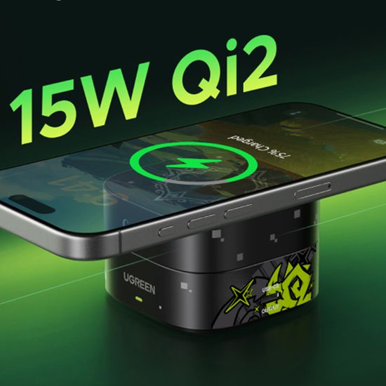 유그린 원신 MagFlow Qi2 2in1 마그네틱 무선 충전기