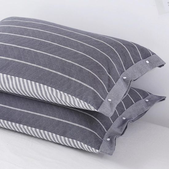 1+1 리버서블 간편탈부착 똑딱이 단추 99% 순면 베개커버 52x76