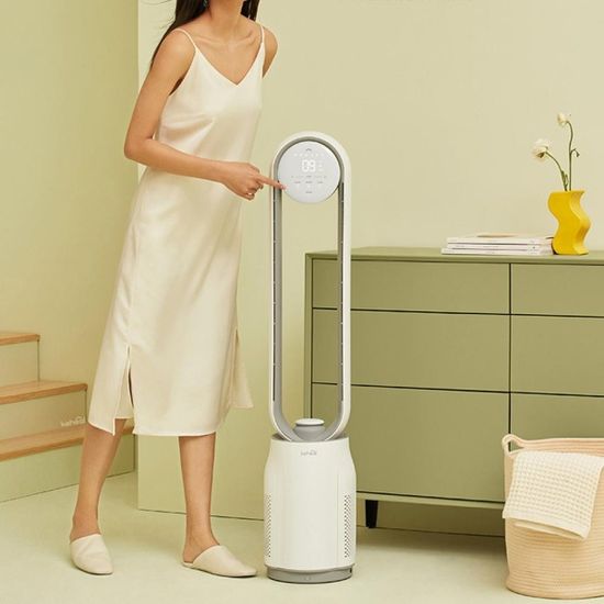 keheal 저소음 날개없는 120도 회전 무엽 A2 선풍기