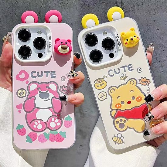 갤럭시 a54 a53 a52 귀여운 곰돌이 캐릭터 젤리케이스