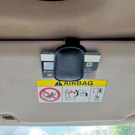 거치대 차량용 클립 선글라스 블랙(WF77F65)