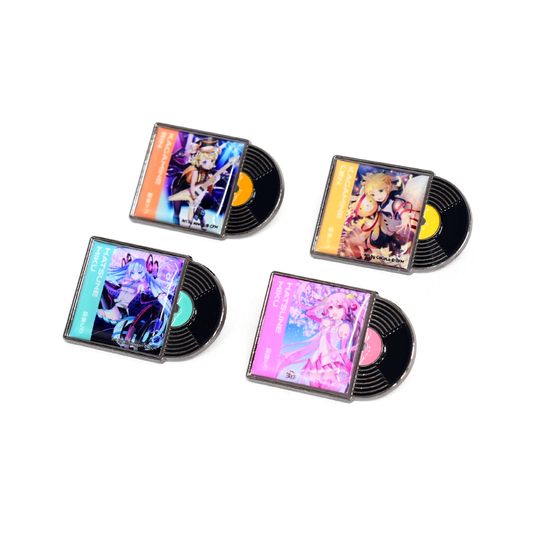 [하츠네 미쿠] 피아프로 캐릭터즈 핀뱃지 4종