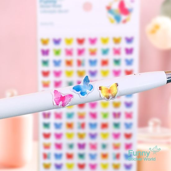 퍼니스티커 C590E 나비 에폭시 라이프스타일 스티커