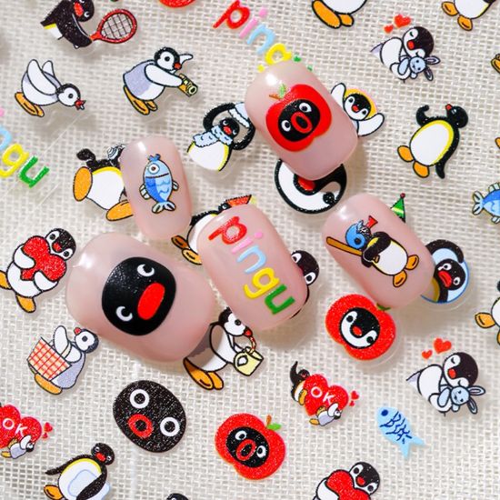 핑구 펭귄 스티커 다꾸 다이어리 꾸미기 네일 스티커