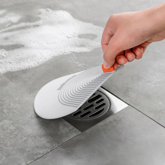 손잡이 배수구 덮개 화이트 싱크대 하수구 트랩 N543