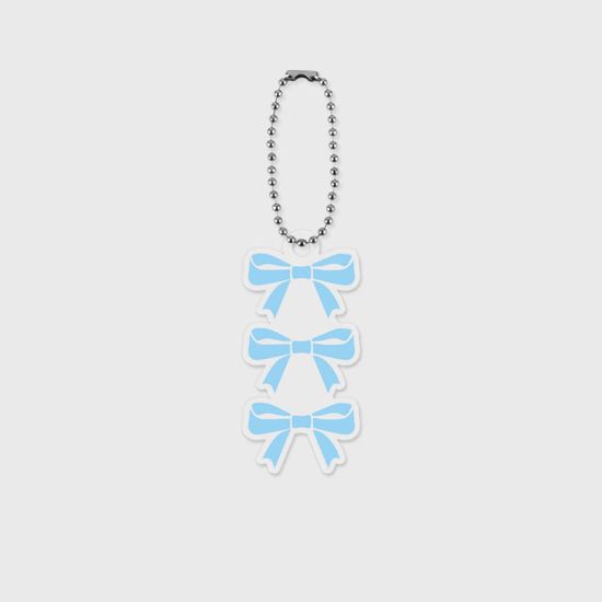 skyblue mini ribbon 아크릴키링