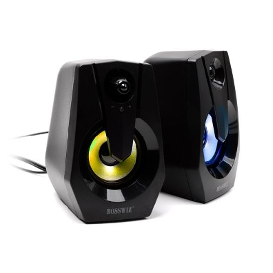 2채널 유선 스피커 PC 컴퓨터 BOS-502U